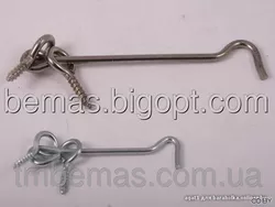 Крючки дверные (8х100) (шпингалеты, стрелы, ручки) ТМ БеМаС